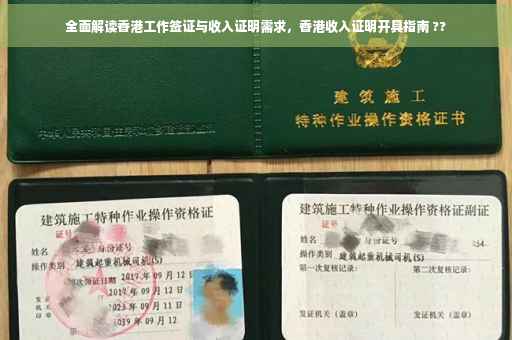 全面解读香港工作签证与收入证明需求，香港收入证明开具指南 ??