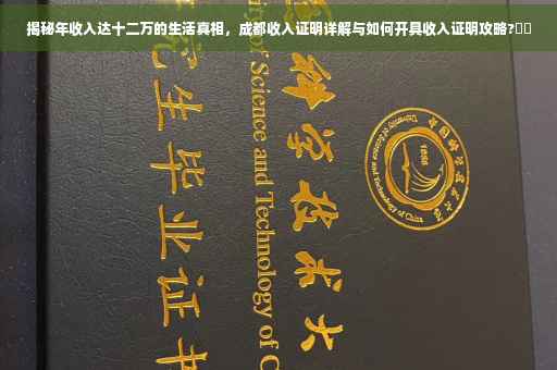 揭秘年收入达十二万的生活真相，成都收入证明详解与如何开具收入证明攻略?⚡️