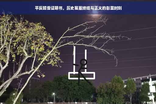 平反昭雪证明书，历史冤案终结与正义的彰显时刻