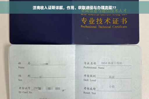 济南收入证明详解，作用、获取途径与办理流程??