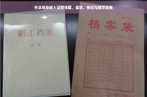 外企就业收入证明详解，需求、格式与撰写指南