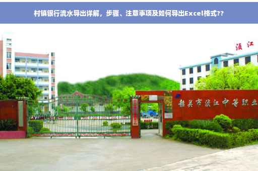 村镇银行流水导出详解，步骤、注意事项及如何导出Excel格式??