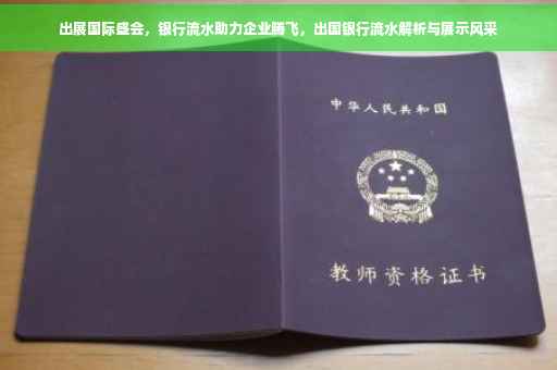 出展国际盛会，银行流水助力企业腾飞，出国银行流水解析与展示风采