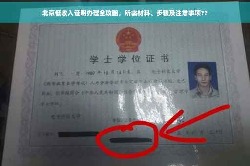 北京低收入证明办理全攻略，所需材料、步骤及注意事项??