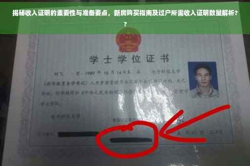 揭秘收入证明的重要性与准备要点，新房购买指南及过户所需收入证明数量解析??
