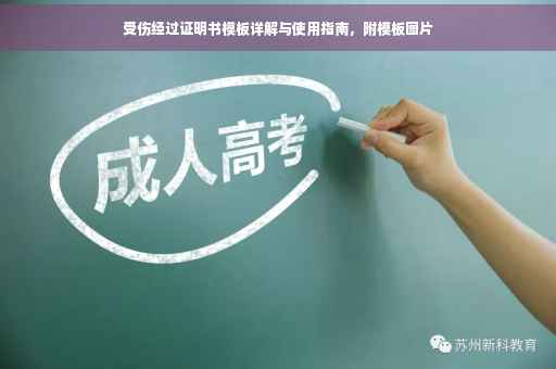 受伤经过证明书模板详解与使用指南，附模板图片