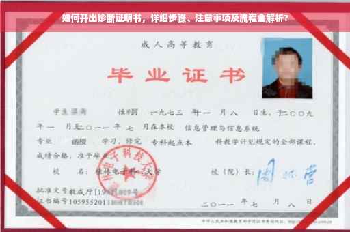 如何开出诊断证明书，详细步骤、注意事项及流程全解析?