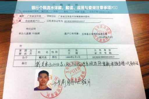 银行个税流水详解，解读、应用与查询注意事项?⚡️