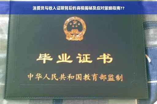 消费贷与收入证明背后的真相揭秘及应对策略指南??