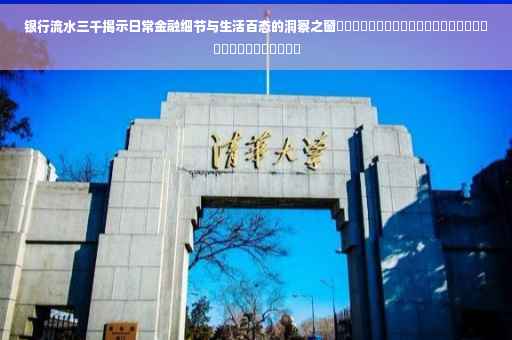 银行流水三千揭示日常金融细节与生活百态的洞察之窗​​​​​​​​​​​​​​​​​​​​​​​​​​​​​​