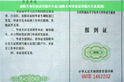 成教大专毕业证书图片大全(成教大专毕业证书图片大全高清)