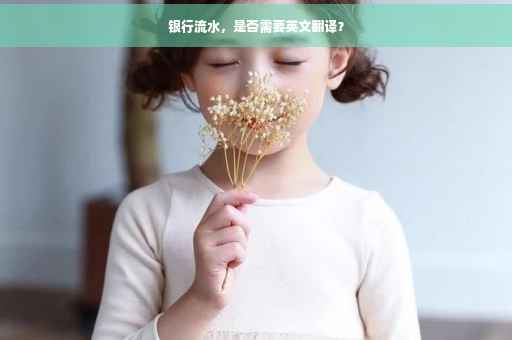 银行流水，是否需要英文翻译？