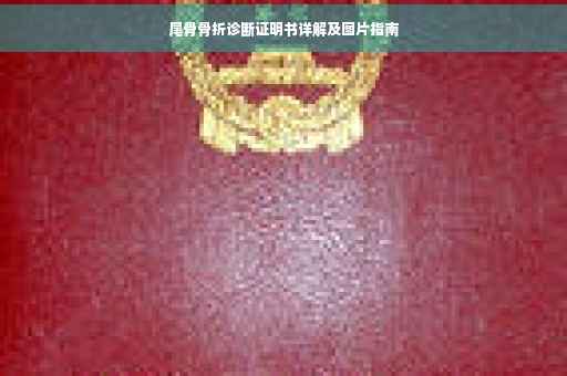 尾骨骨折诊断证明书详解及图片指南