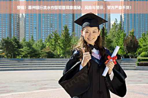 警惕！惠州银行流水作假犯罪现象揭秘，风险与警示，警方严查不贷！