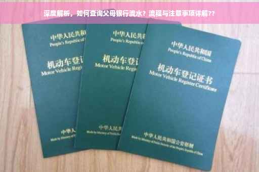 深度解析，如何查询父母银行流水？流程与注意事项详解??