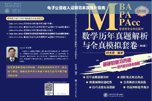 电子公章收入证明范本及图片指南