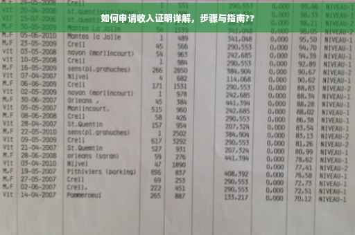如何申请收入证明详解，步骤与指南??
