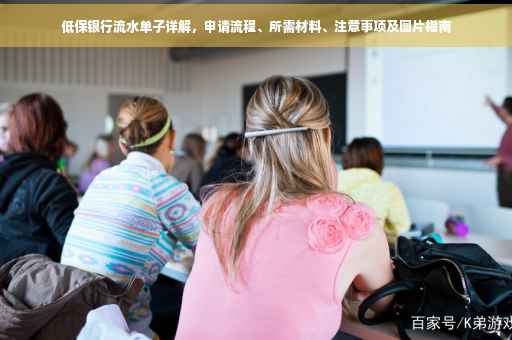 低保银行流水单子详解，申请流程、所需材料、注意事项及图片指南