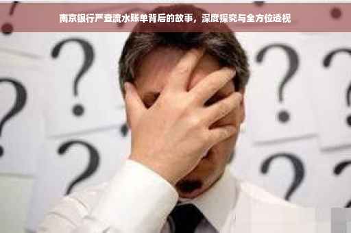 南京银行严查流水账单背后的故事，深度探究与全方位透视