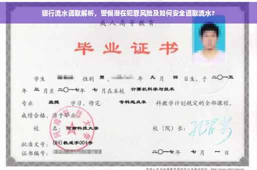 银行流水调取解析，警惕潜在犯罪风险及如何安全调取流水?