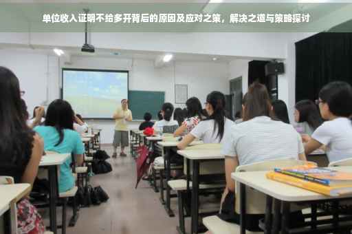 单位收入证明不给多开背后的原因及应对之策，解决之道与策略探讨