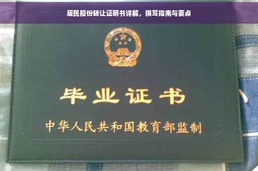 居民股份转让证明书详解，撰写指南与要点