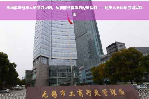 全面解析研发人员实力证明，从技能到成就的深度探讨——研发人员证明书编写指南