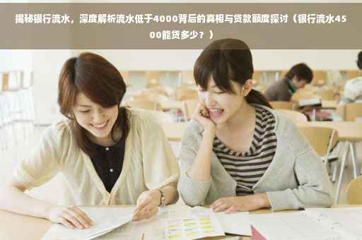 揭秘银行流水，深度解析流水低于4000背后的真相与贷款额度探讨（银行流水4500能贷多少？）