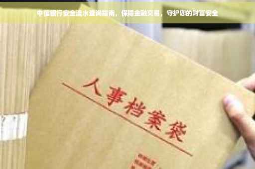 中信银行安全流水查询指南，保障金融交易，守护您的财富安全