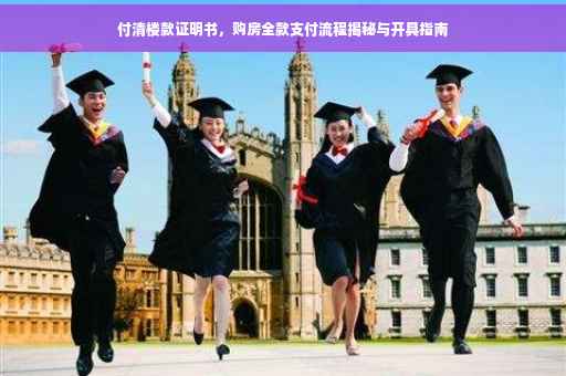 付清楼款证明书，购房全款支付流程揭秘与开具指南