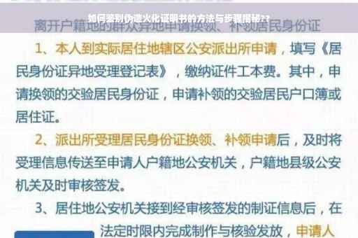 如何鉴别伪造火化证明书的方法与步骤揭秘??