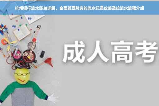 杭州银行流水账单详解，全面管理财务的流水记录攻略及拉流水流程介绍