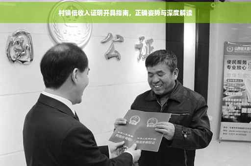 村镇低收入证明开具指南，正确姿势与深度解读