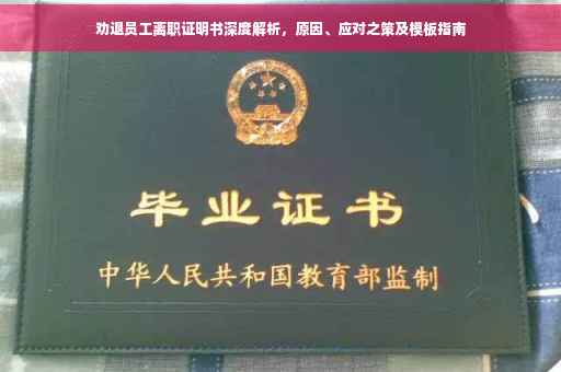 劝退员工离职证明书深度解析，原因、应对之策及模板指南