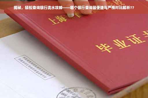 揭秘，轻松查询银行流水攻略——哪个银行查询最便捷与严格对比解析??