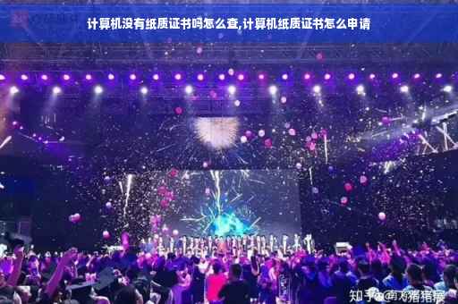 计算机没有纸质证书吗怎么查,计算机纸质证书怎么申请