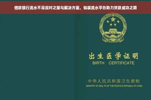 借款银行流水不足应对之策与解决方案，包装流水平台助力贷款成功之路