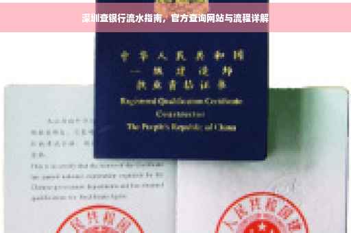 深圳查银行流水指南，官方查询网站与流程详解