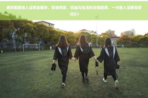 房贷配偶收入证明全解析，影响贷款、权益与生活的关键因素，一方收入证明是否可行？