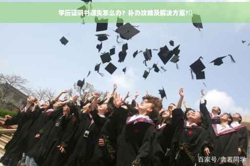 学历证明书遗失怎么办？补办攻略及解决方案?✨