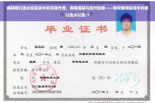揭秘银行流水在起诉中的关键作用，真相揭秘与应对攻略——如何查询起诉中的银行流水记录??