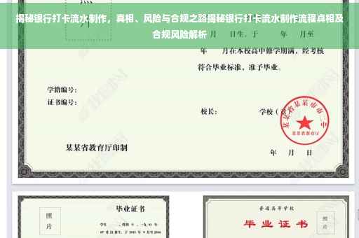 揭秘银行打卡流水制作，真相、风险与合规之路揭秘银行打卡流水制作流程真相及合规风险解析