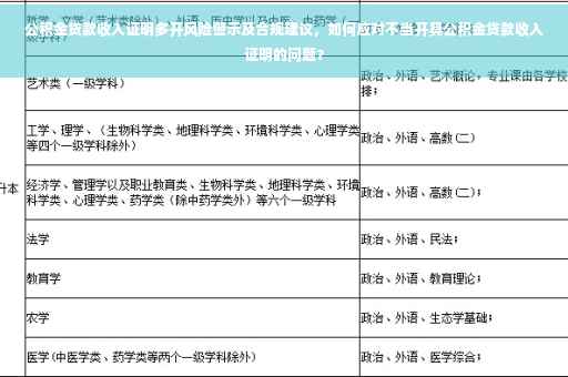 公积金贷款收入证明多开风险警示及合规建议，如何应对不当开具公积金贷款收入证明的问题？