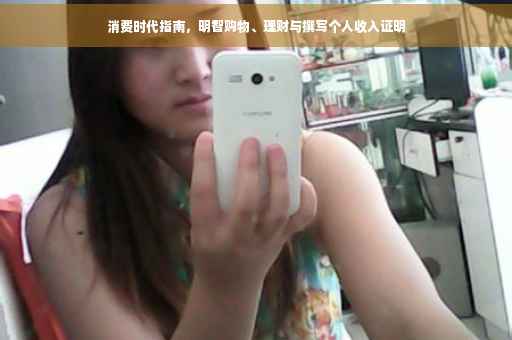 消费时代指南，明智购物、理财与撰写个人收入证明