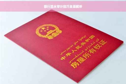 银行流水审计技巧全面解析