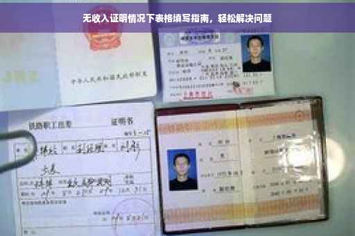 无收入证明情况下表格填写指南，轻松解决问题