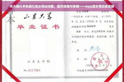 光大银行手机银行流水导出详解，操作指南与答疑——App流水导出全攻略