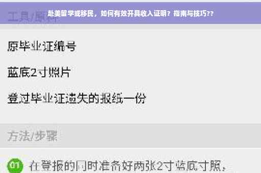 赴美留学或移民，如何有效开具收入证明？指南与技巧??