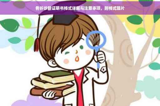 骨折诊断证明书格式详解与注意事项，附格式图片