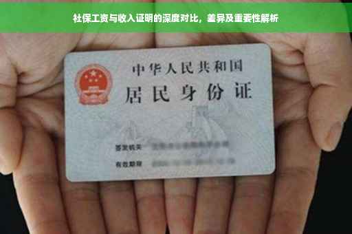 社保工资与收入证明的深度对比，差异及重要性解析